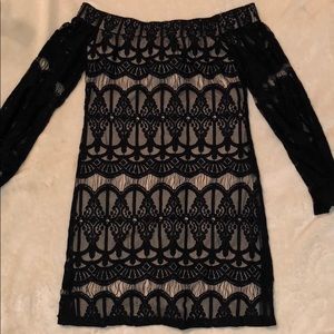 Brand new black lace dress never worn